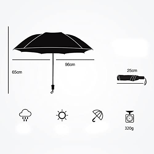 PALAY Lightweight Umbrella Reinforced Windproof Frame Waterproof UV Resistance Umbrella for Women Stylish Unfolding 96cm (Pink + Cherry Blossom) PALAY Lightweight Umbrella Reinforced Windproof Frame Waterproof UV Resistance Umbrella for Women Stylish Unfolding 96cm (Pink + Cherry Blossom)